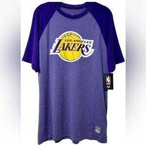 Los Angeles Lakers NBA Activewear Blue T-Shirt Men's Size M Brand New With Tags